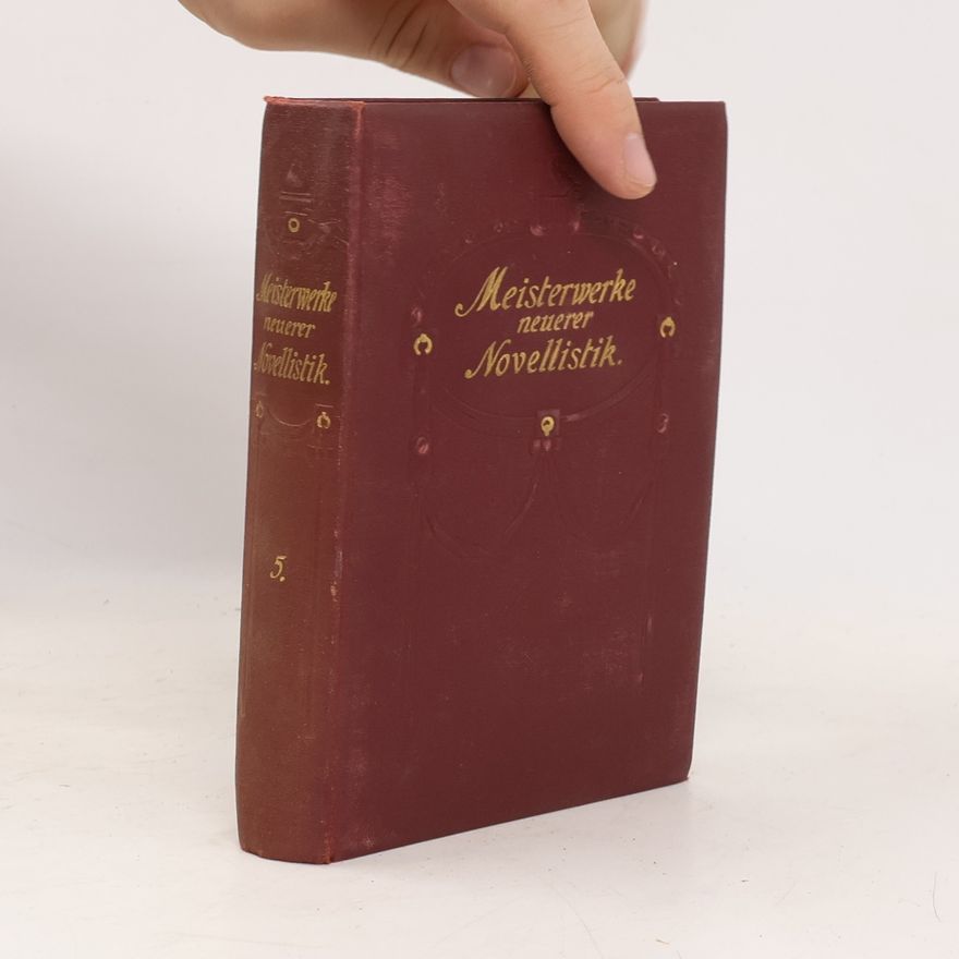 Adalbert Meinhardt Meisterwerke neuerer Novellistik 5