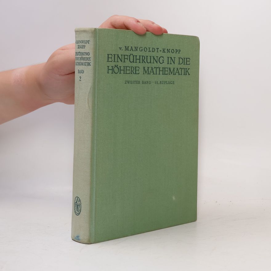 Konrad Knopp Einführung in die höhere Mathematik 2