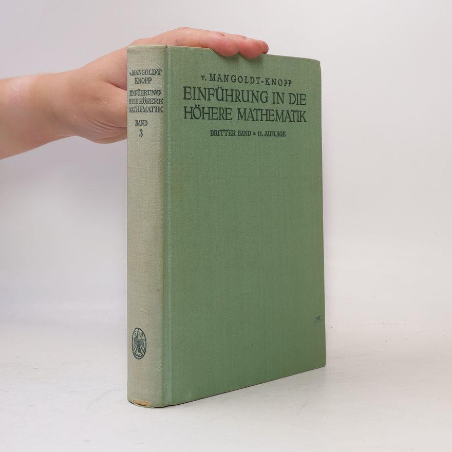 Konrad Knopp Einführung in die Höhere Mathematik 3