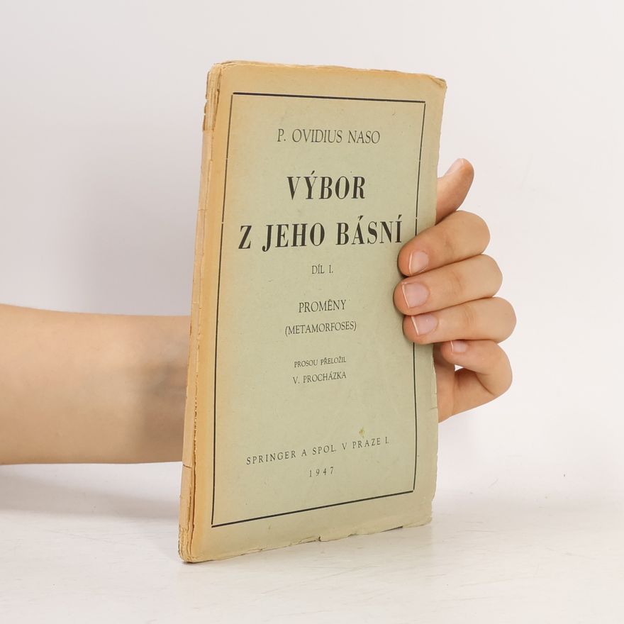 V. Procházka Výbor z jeho básní. Díl II.