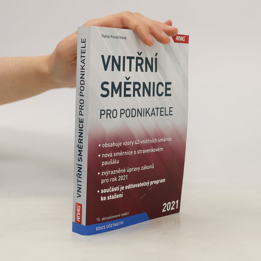 Hana Kovalíková Vnitřní směrnice pro podnikatele 2021