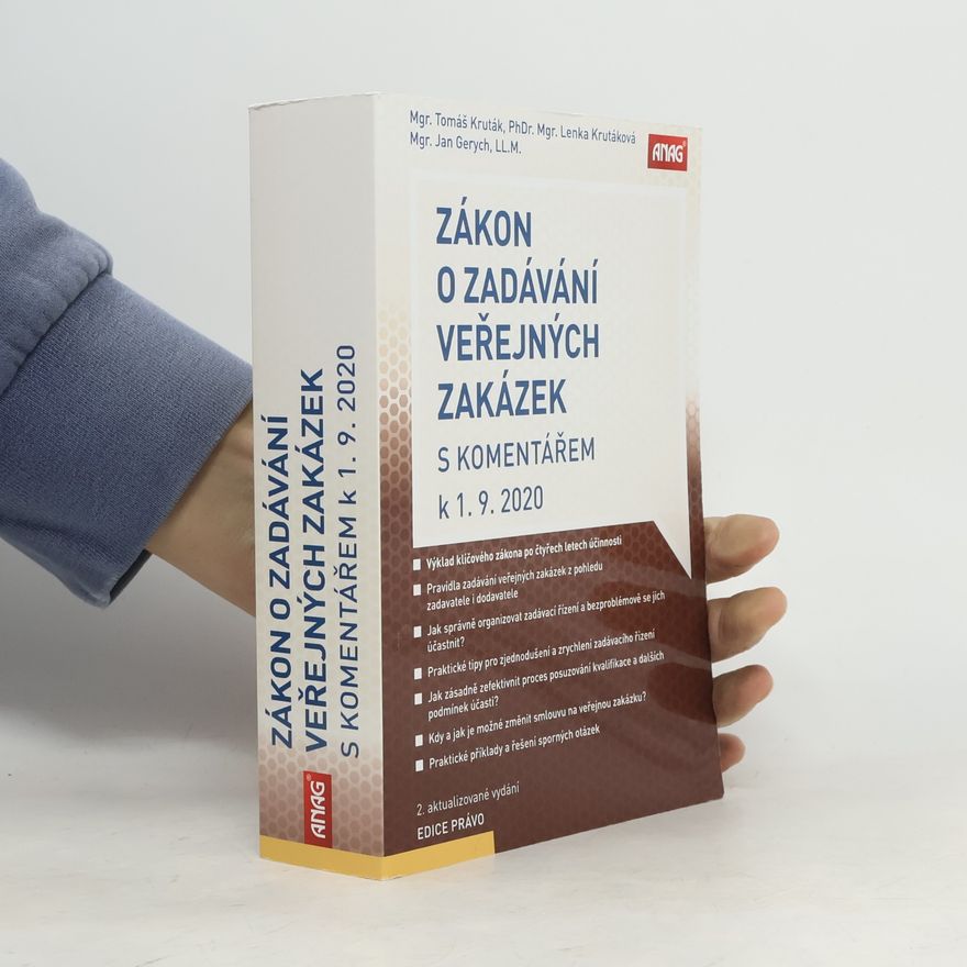 Jan Gerych Zákon o zadávání veřejných zakázek s komentářem k 1.9.2020