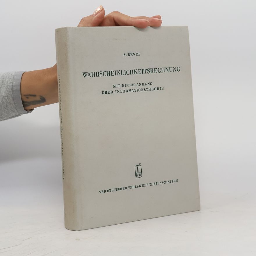 Alfréd Rényi Wahrscheinlichkeitsrechnung