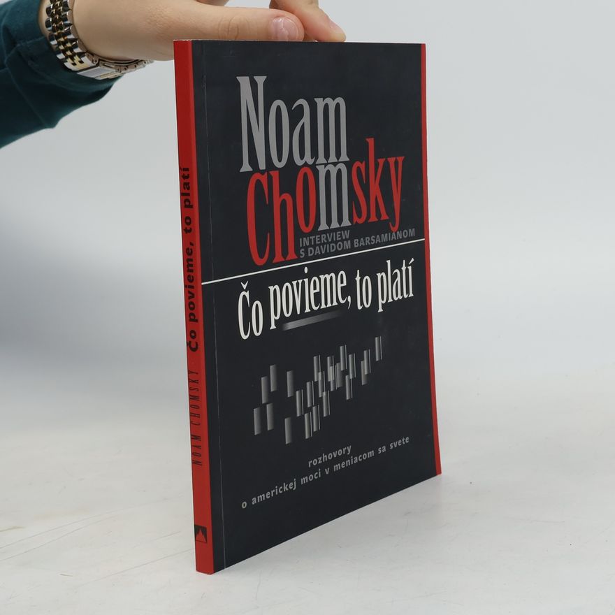 Noam Chomsky Čo povieme, to platí - Rozhovory o americkej moci v meniacom sa svete