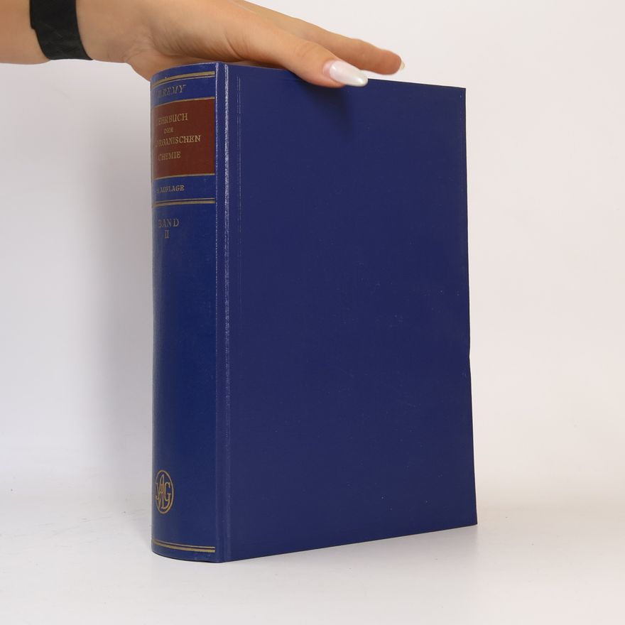 H. Remy Lehrbuch der Organischen Chemie. Band II.