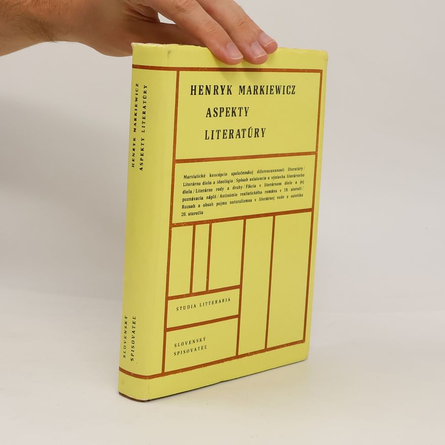 Henryk Markiewicz Aspekty literatúry