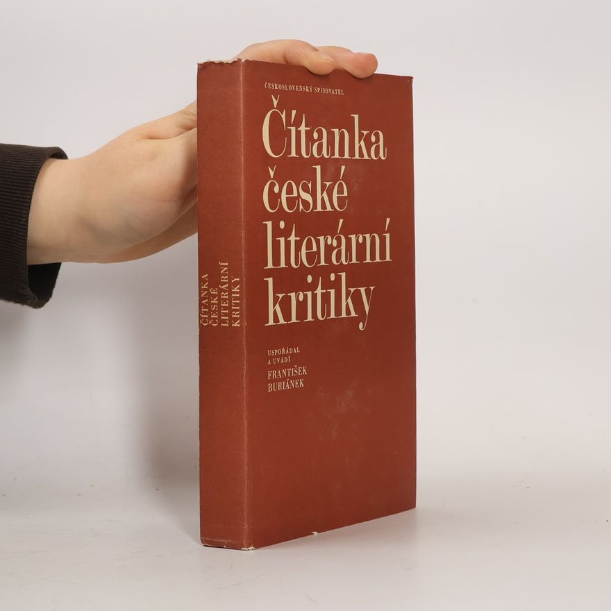 František Buriánek Čítanka české literární kritiky