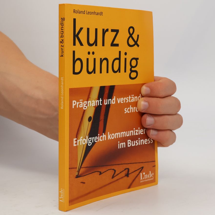 Roland Leonhardt Kurz & bündig