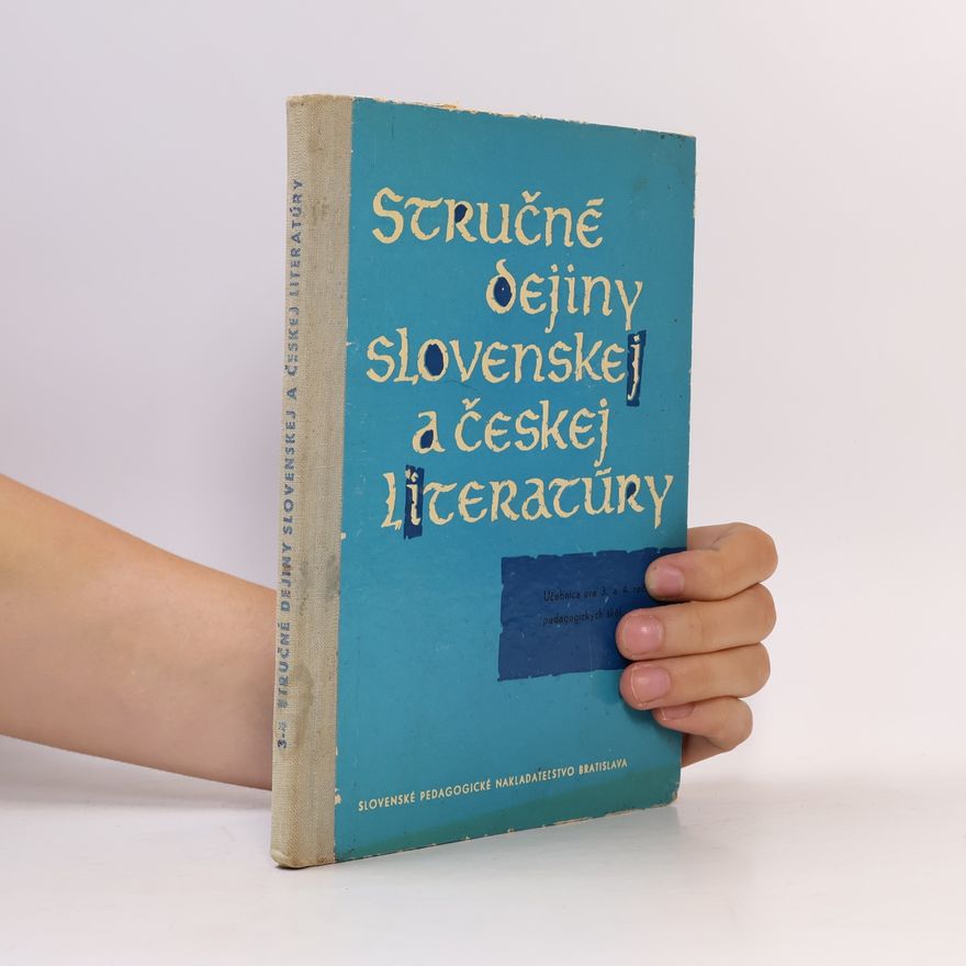 Miloš Tomčík Stručné dejiny slovenskej a českej literatúry