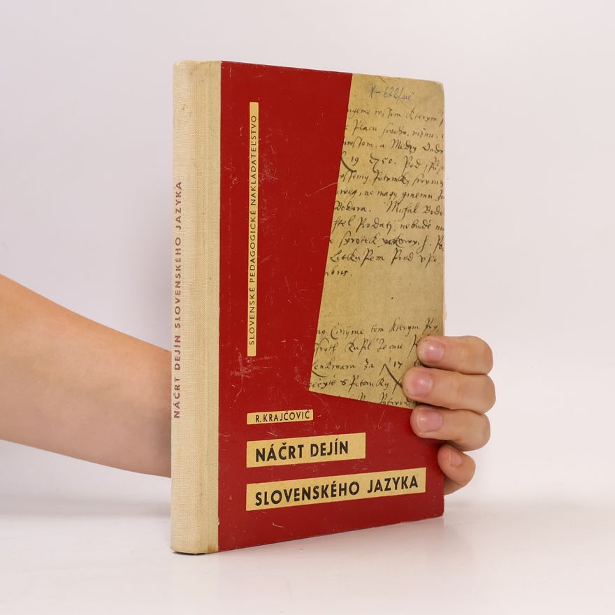Rudolf Krajčovič Náčrt dejín slovenského jazyka
