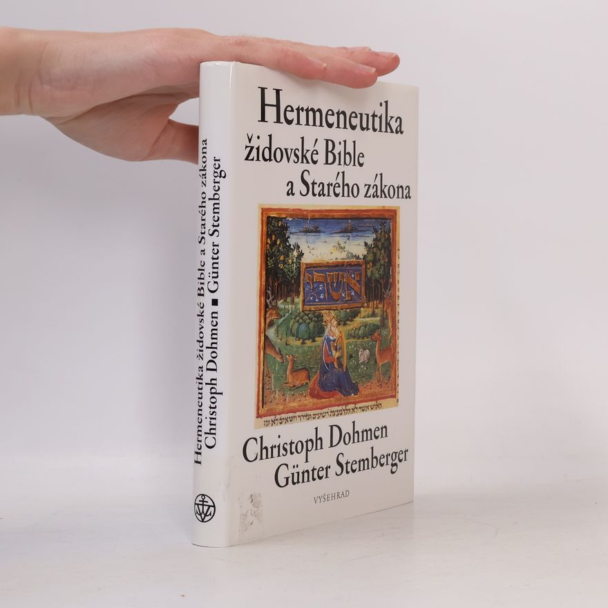 Günter Stemberger Hermeneutika židovské Bible a starého zákona