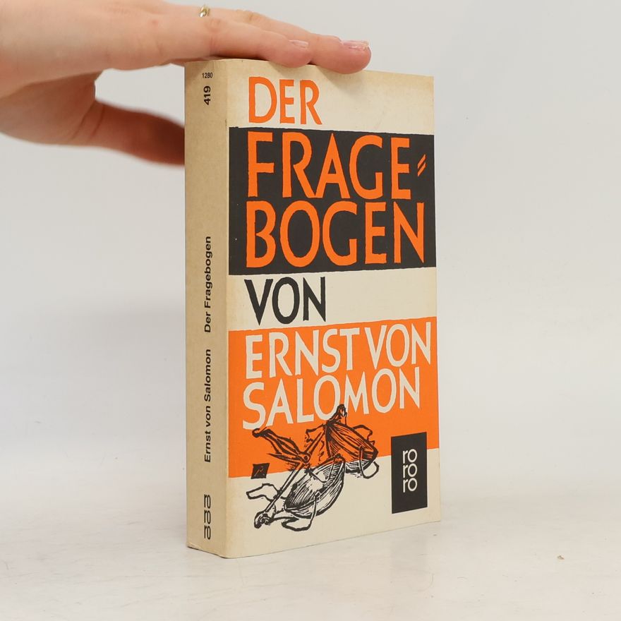 Ernst von Salomon Der Fragebogen