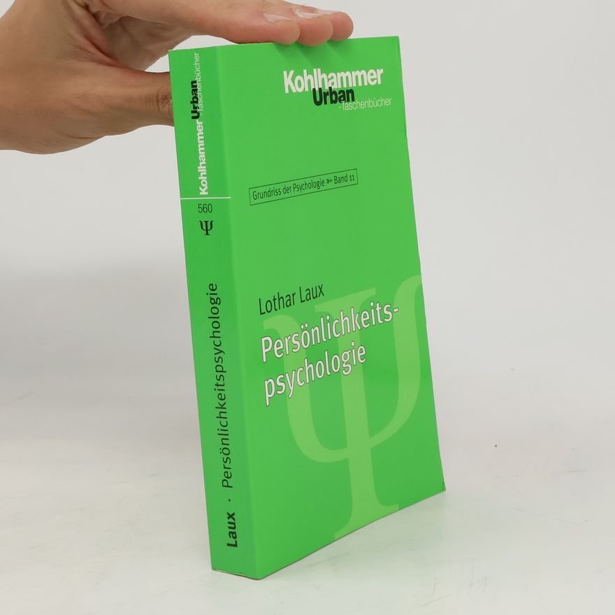 Lothar Laux Persönlichkeitspsychologie