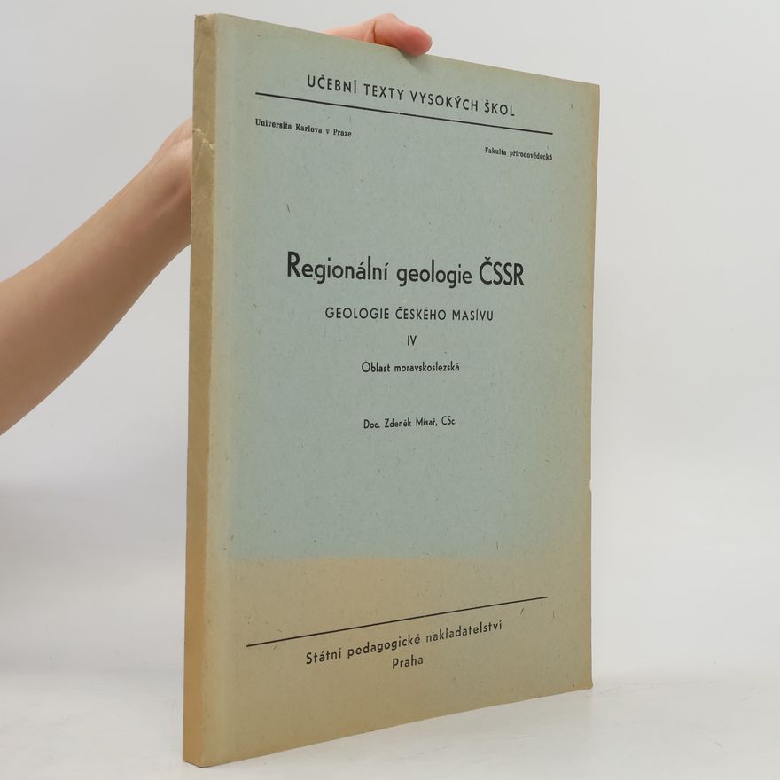 Mísař Zdeněk Regionální geologie ČSSR