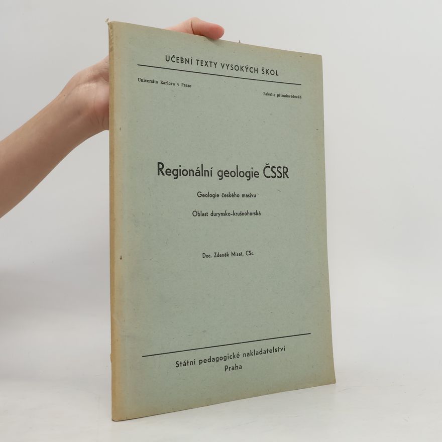 Mísař Zdeněk Regionální geologie ČSSR