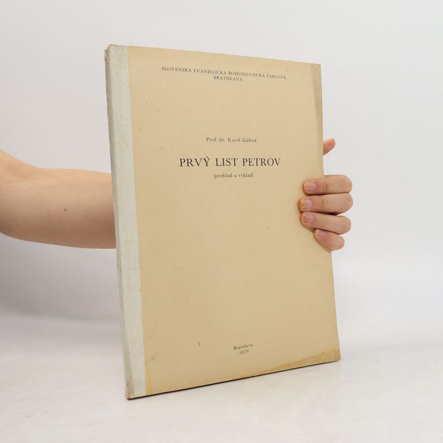 Karol Gábriš Prvý list Petrov