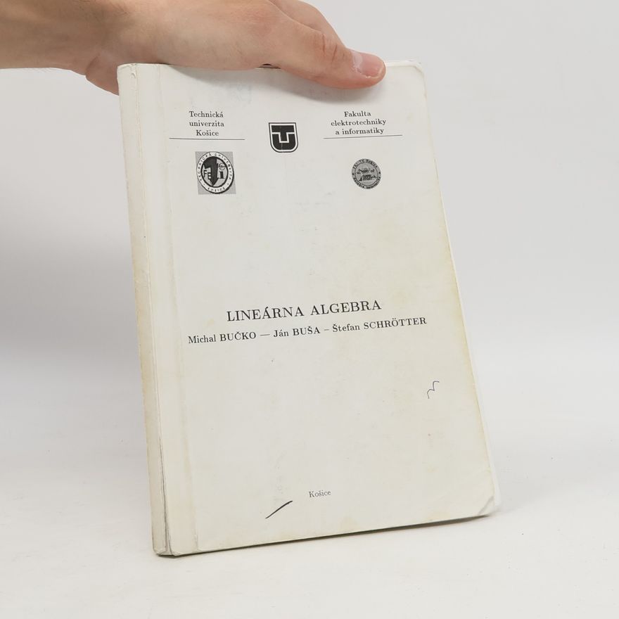Michal Bučko Lineárna algebra