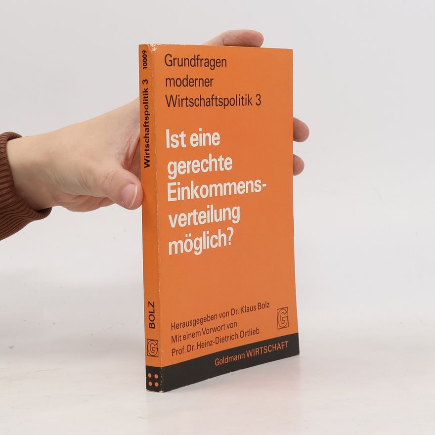 Heinz-Dietrich Wuttke Ist eine gerechte Einkommensverteilung möglich?