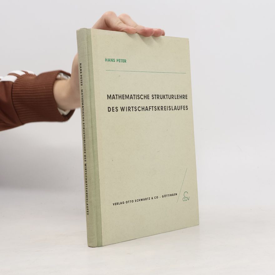 Jean Arp Mathematische Strukturlehre des Wirtschaftskreislaufes.