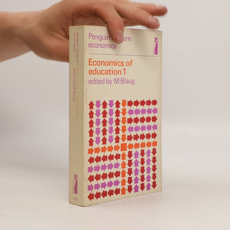 M. Blaug Economics of education 1