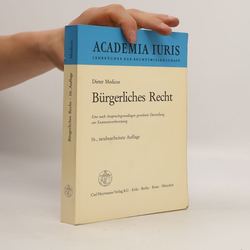 Dieter Medicus Bürgerliches Recht