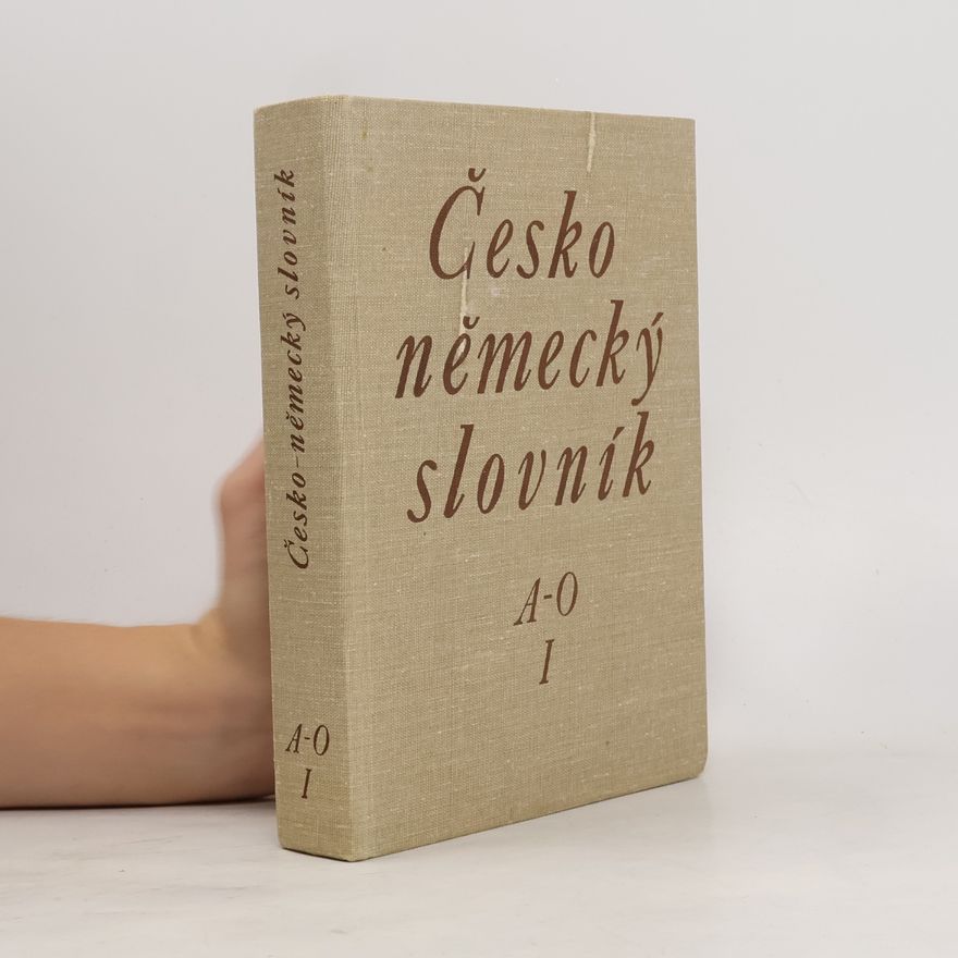 Hugo Siebenschein Česko-německý slovník 1 A-O