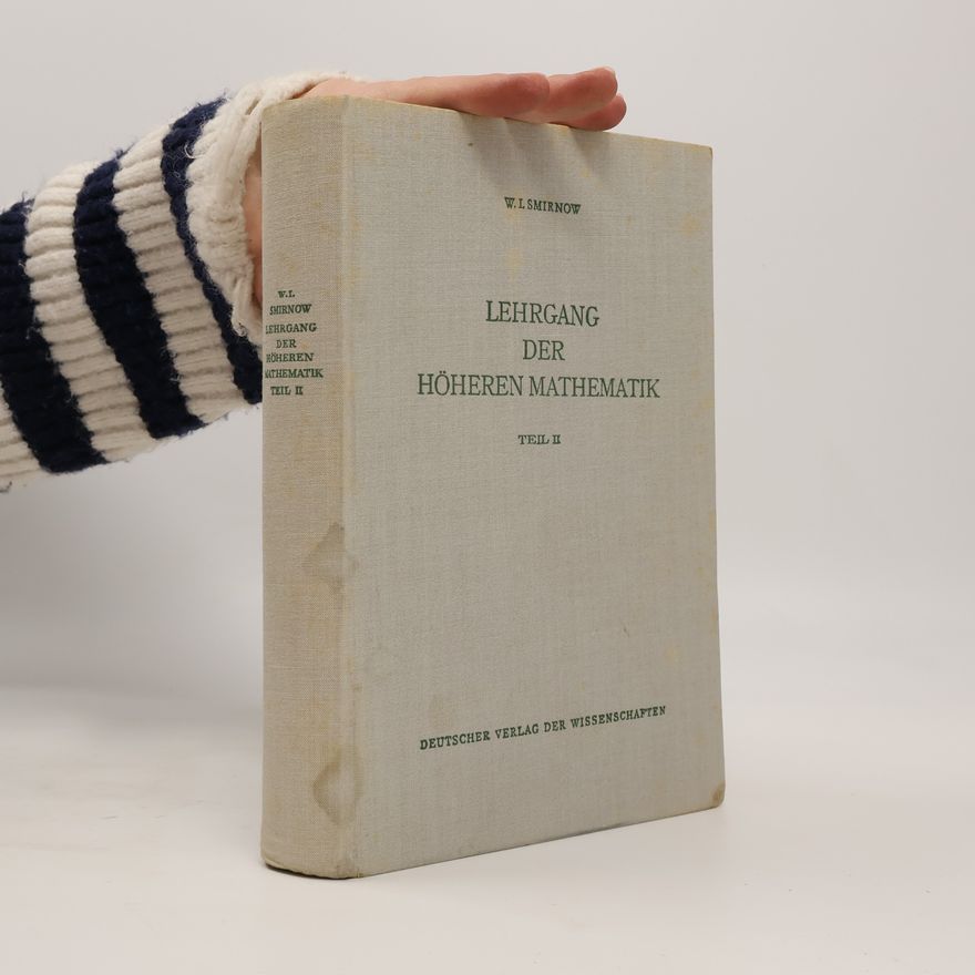 Vladimir Smirnov Lehrgang der höheren Mathematik II