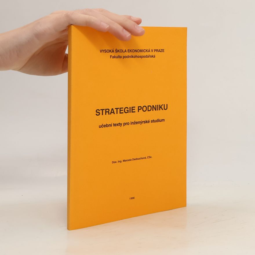 Marcela Dedouchová Strategie podniku