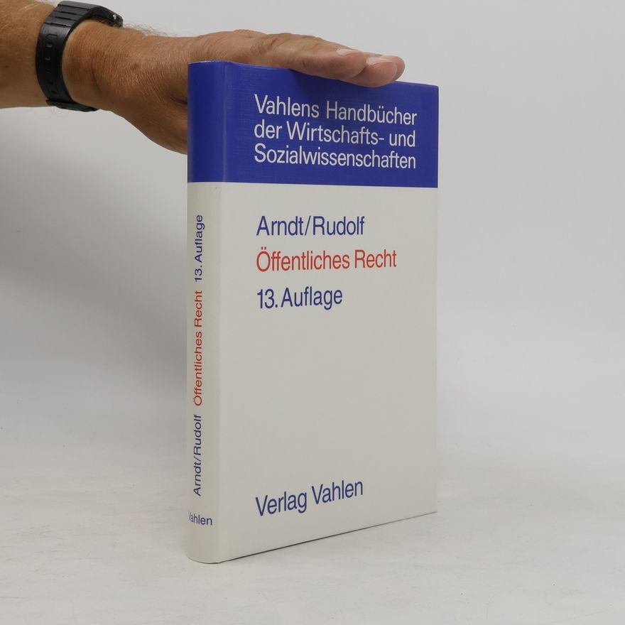 Hans-Wolfgang Arndt Öffentliches Recht