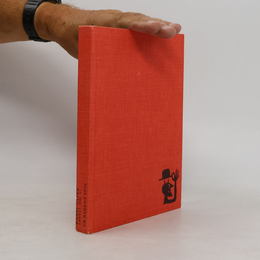 Karel Čapek Ukradený spis 139/VII, odd. C