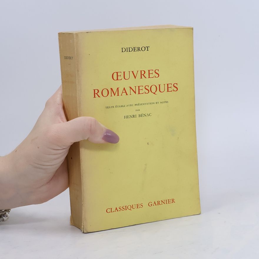 Denis Diderot Oevres romanesques