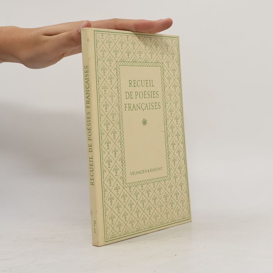 Autorenkollektiv RECUEIL DE POÉSIES FRANÇAISES