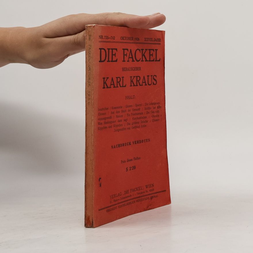 Karl Kraus Die Fackel