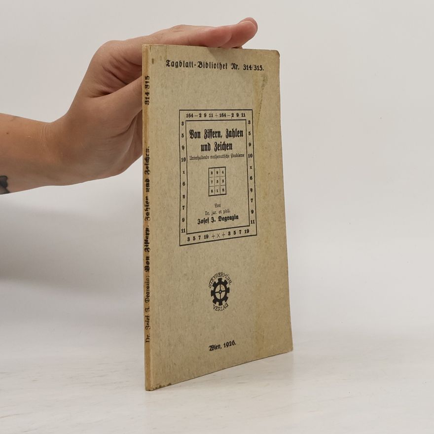 Josef J. Degrazia Häusliches Rezeptenbuch
