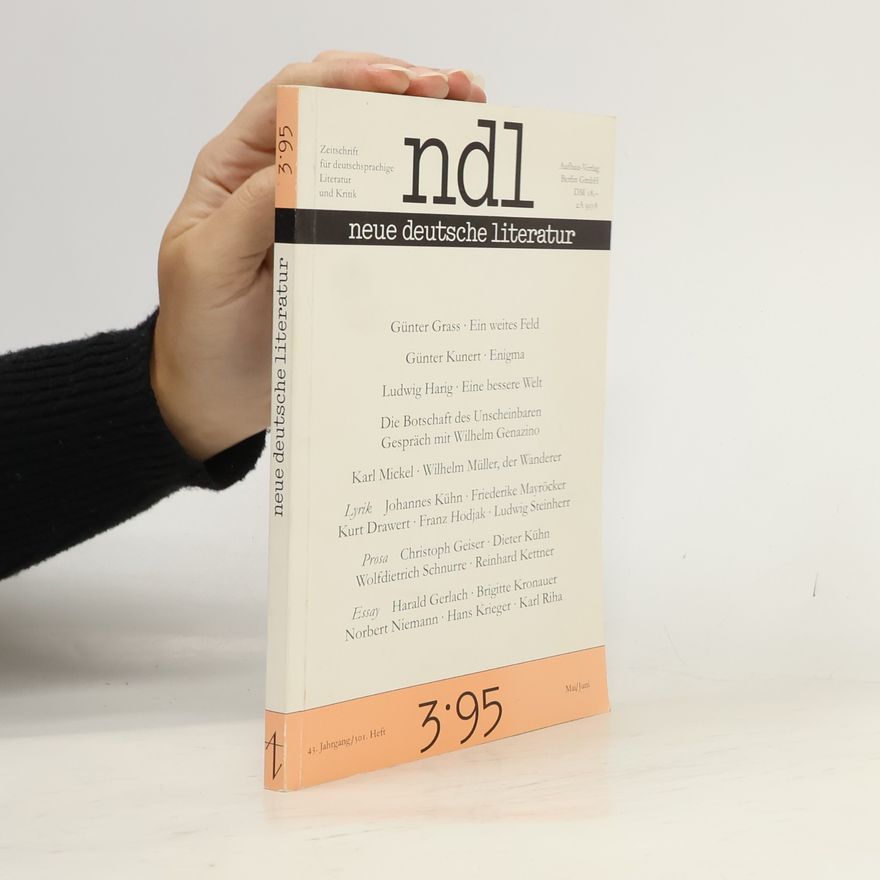 Autorenkollektiv Neue deutsche Literatur 3/95