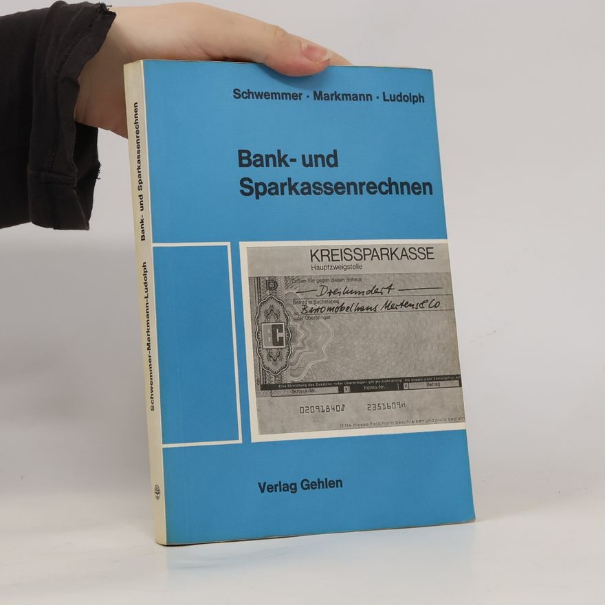 Werner Markmann Bank- und Sparkassenrechnen