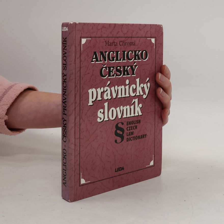 Marta Chromá Anglicko-český právnický slovník