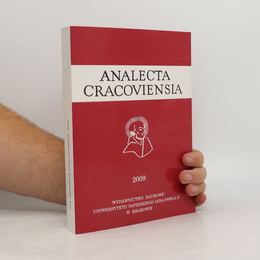 Kolektív autorov Analecta cracoviensia