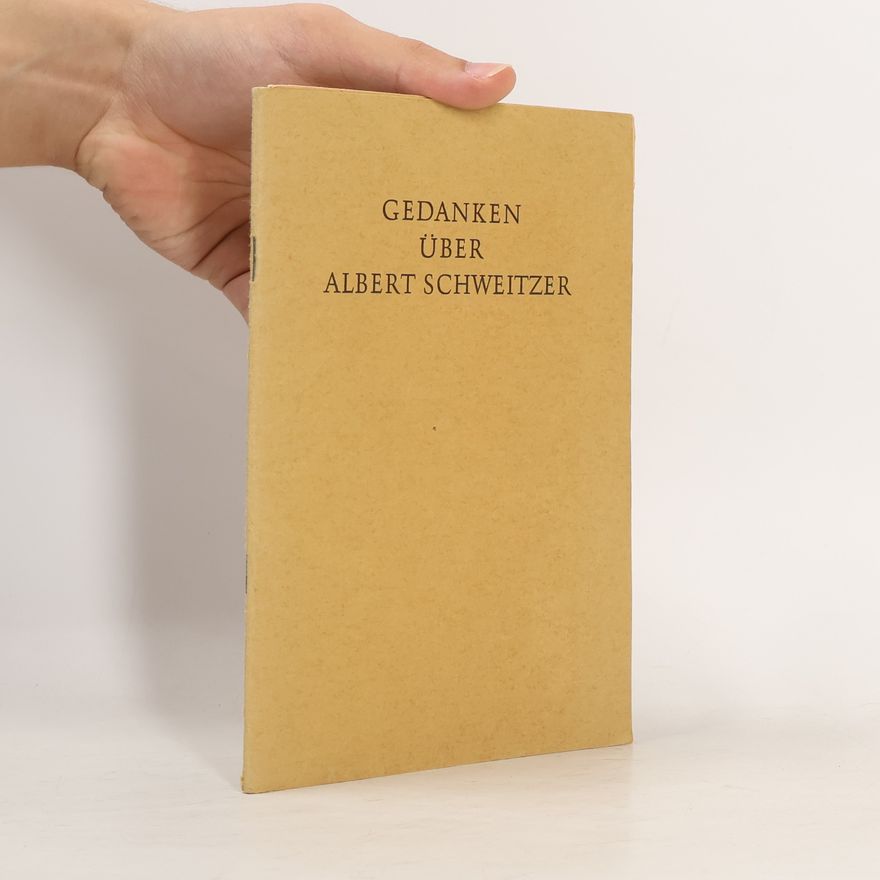 Rolf Italiaander Gedanken über Albert Schweitzer