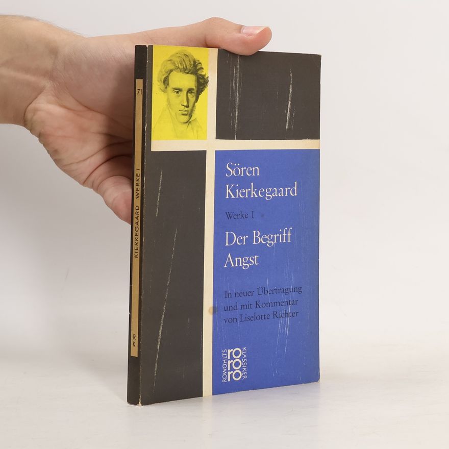 Søren Kierkegaard Der Begriff Angst