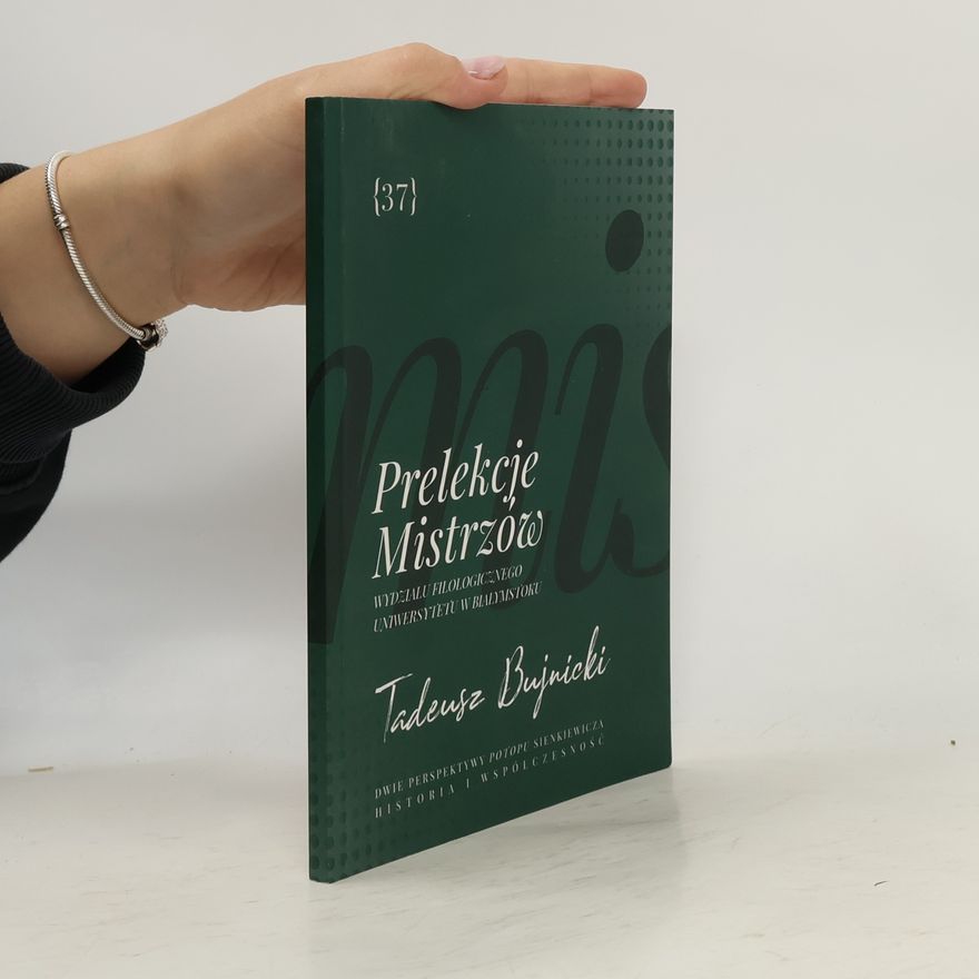 Tadeusz Bujnicki Prelekcje Mistrzów Prelekcja 37