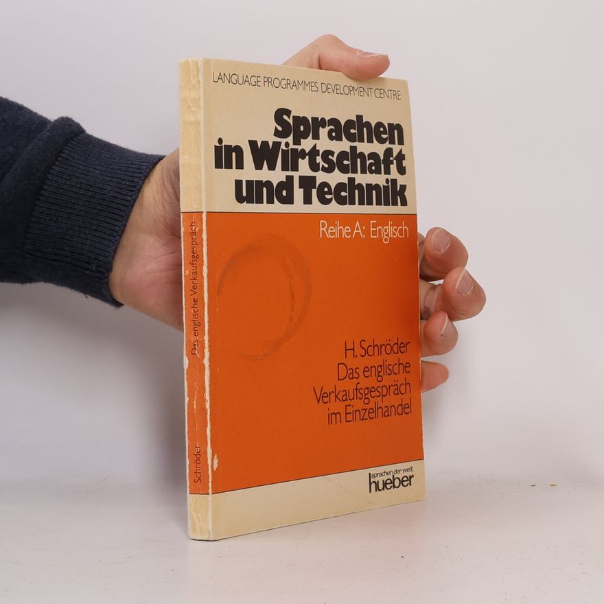Hilde Schröder Das englische Verkaufsgespräch im Einzelhandel