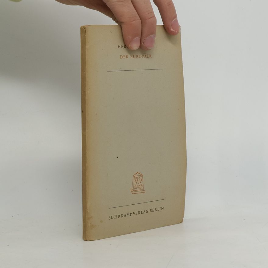 Hermann Hesse Der Europäer
