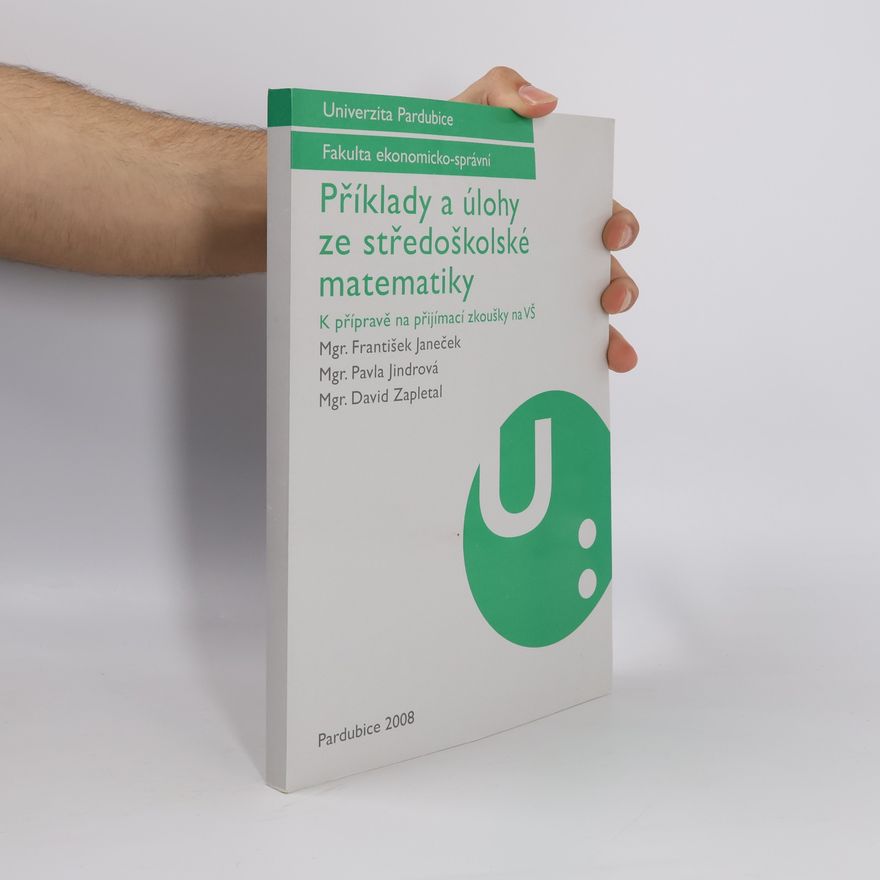 David Zapletal Příklady a úlohy ze středoškolské matematiky