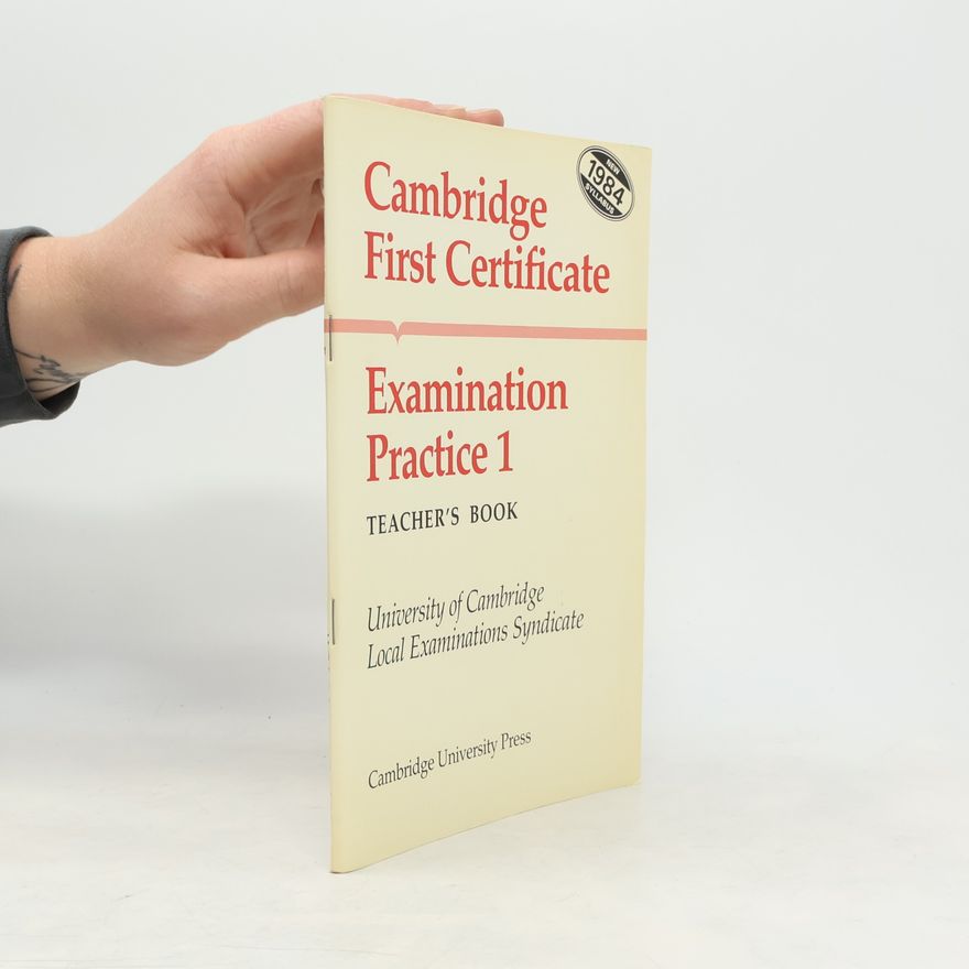 Leo Jones Cambridge first certificate examination practice 1 : teacher's book