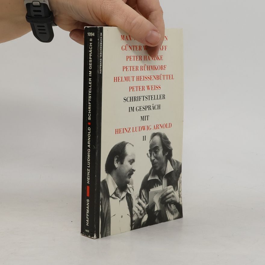 Heinz Ludwig Arnold Schriftsteller im Gespräch