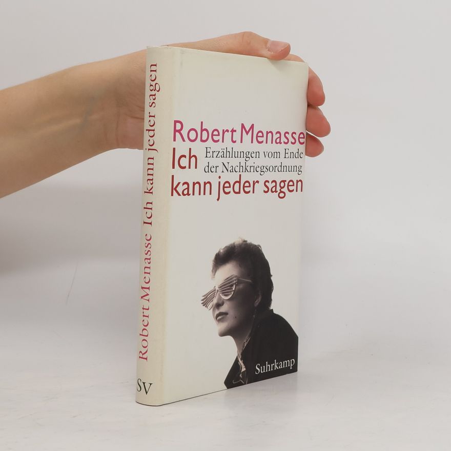 Robert Menasse Ich kann jeder sagen