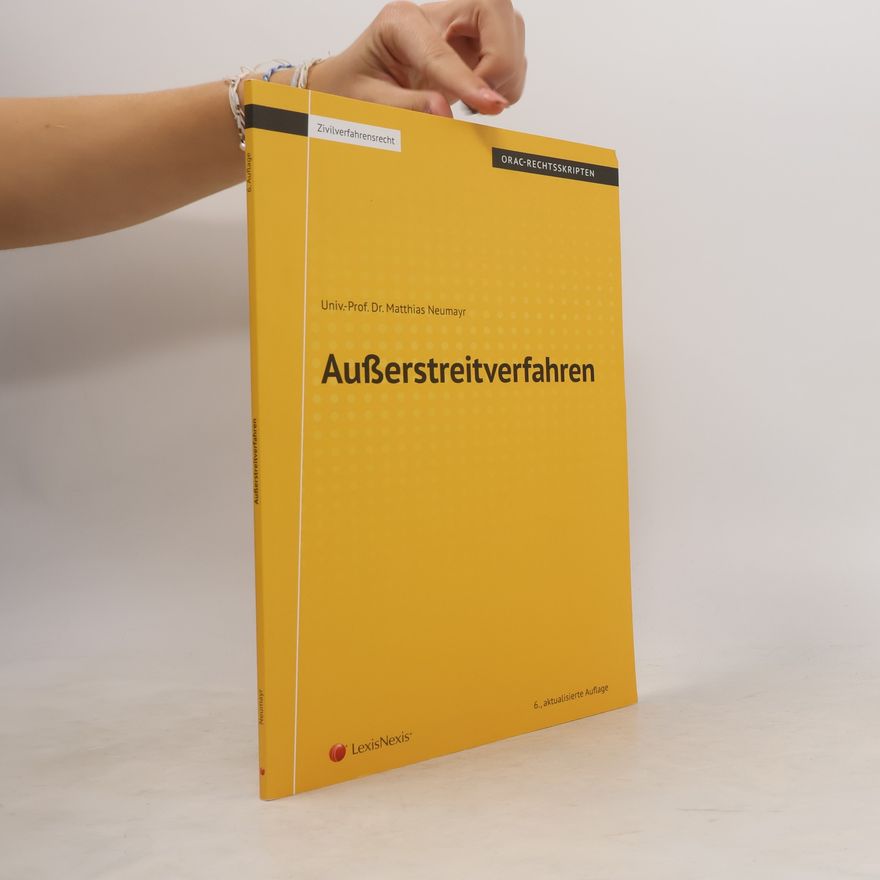 Matthias Neumayr Außerstreitverfahren