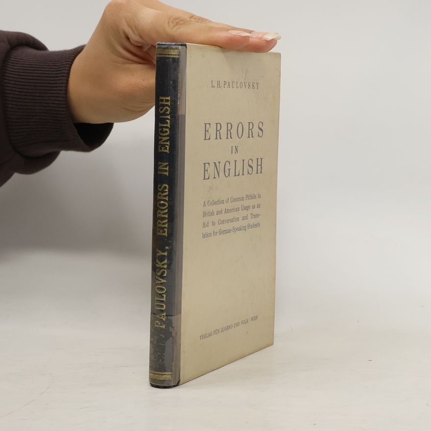 L. H. Paulovsky Errors in Eglish