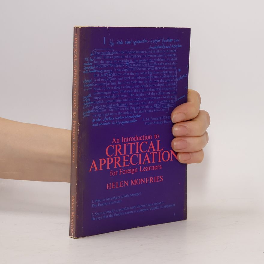 Helen Monfries An Introduction to Critical Appreciation